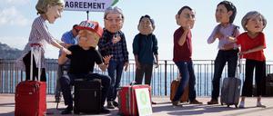Nach dem Gipfel ist vor dem Gipfel. Die G7 - hier dargestellt von Oxfam-Aktivisten - trafen sich Ende Mai in Italien.
