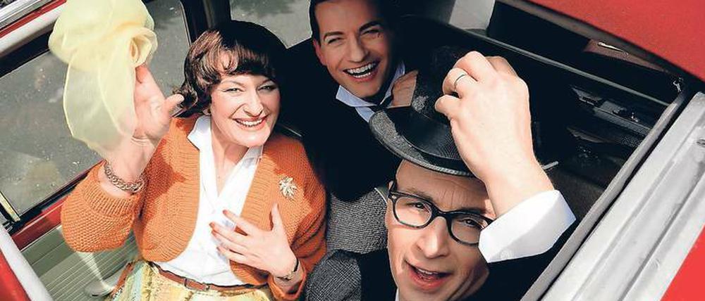 Abgefahren. Fräulein Schneider, Ursli Pfister, Tetta Müller.