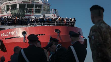 Viele Flüchtlinge kommen zunächst in Italien an.  