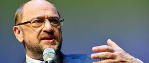 SPD-Chef Martin Schulz bei "Brigitte Live" im Gorki-Theater