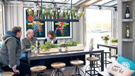 Aldi? In den einfach, aber stylisch eingerichteten Pop-up-Bistros des Discounters (hier in Köln) gibt es nur ein Menü.