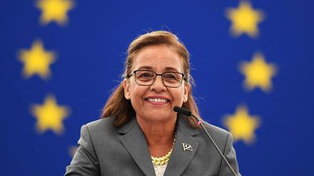 Hilda Heine ist die Präsidentin der Marshallinseln. Der Pazifikstaat ist massiv vom Klimawandel bedroht.