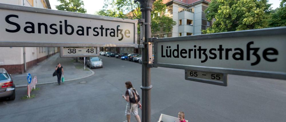 Gegen Sansibarstraße ist wohl wenig einzuwenden, Lüderitzstraße ist dagegen problematisch.