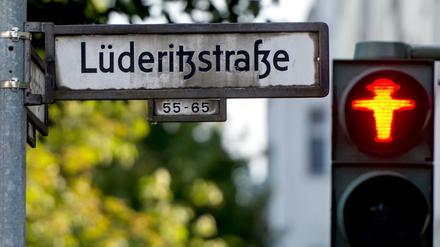 Rotes Licht für die Lüderitzstraße.
