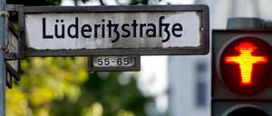 Rotes Licht für die Lüderitzstraße.
