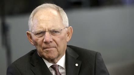 Bundesfinanzminister Wolfgang Schäuble (CDU).