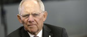 Bundesfinanzminister Wolfgang Schäuble (CDU).