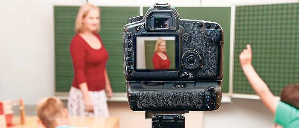 Fokussiert: Für das Videoportal wurden Unterrichtssituationen an Berliner Schulen gefilmt.
