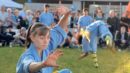 Spektakulär und meditativ: Beim Shaolin-Kung-Fu geht es nicht nur um Tritte und Griffe, sondern auch um innere Ruhe.