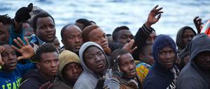 Flüchtlinge auf dem Mittelmeer 
