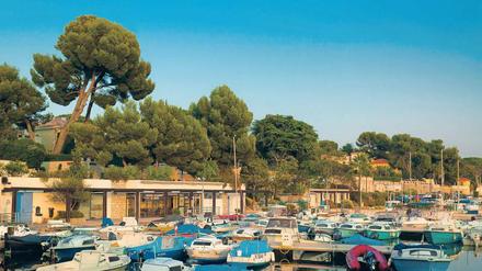 Vom Traum zur Traumatisierung. Bootshafen in Juan Les Pins an der Côte d’Azur, eine der Stationen der Familie Frank.