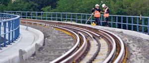 Das bisschen Schotter. Am Ostkreuz wird nicht mehr lange geschraubt, neue Baustellen sind aber schon in Sicht.