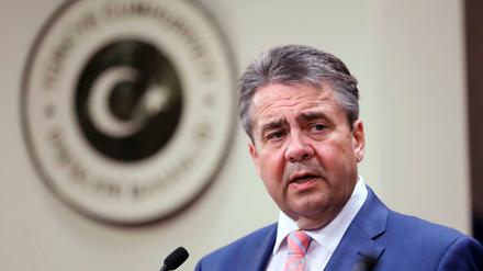 Außenminister Sigmar Gabriel im Juni 2017 in Ankara.