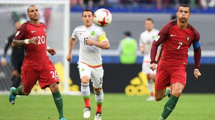 Cristiano Ronaldo war von den Mexikanern kaum zu stoppen.