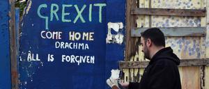 Grexit auf Zeit? Über die Hilfen für Griechenland sollte der Bundestag mitentscheiden.