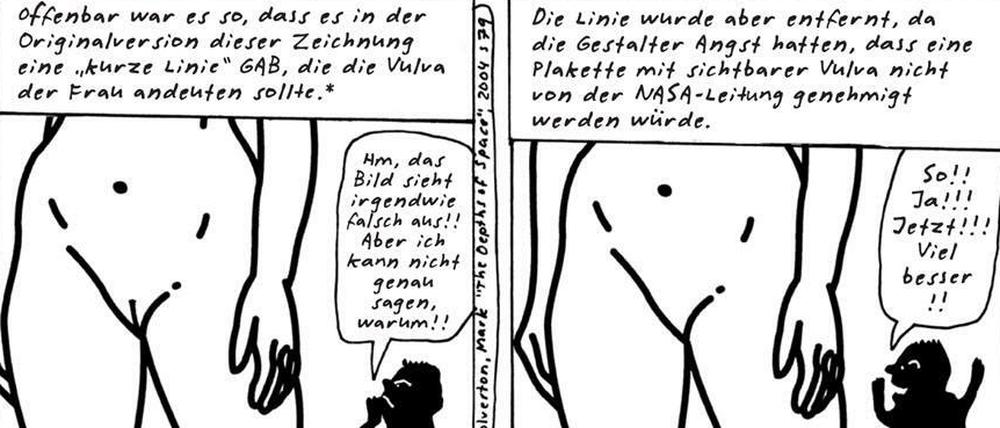 Wissen in verdaulichen Häppchen: Eine Seite aus „Der Ursprung der Welt“.