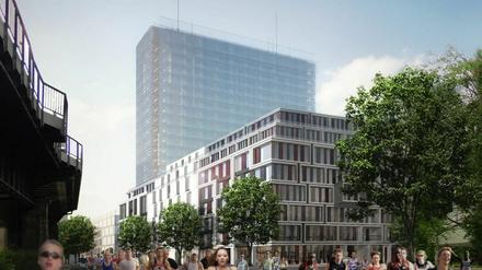 Der Turm am Halleschen Ufer soll umgebaut werden.