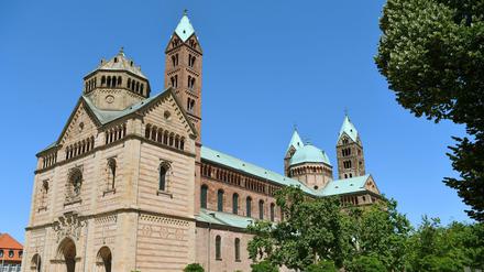 Blick auf den Kaiserdom zu Speyer. Der frühere Bundeskanzler Helmut Kohl wird seine letzte Ruhestätte auf einem Friedhof in Speyer finden. 