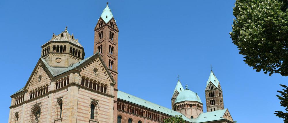 Blick auf den Kaiserdom zu Speyer. Der frühere Bundeskanzler Helmut Kohl wird seine letzte Ruhestätte auf einem Friedhof in Speyer finden. 