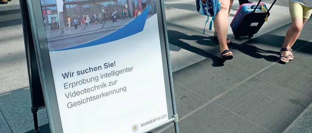 Der Test der automatischen Gesichtserkennung beginnt am 1. August und läuft ein halbes Jahr.