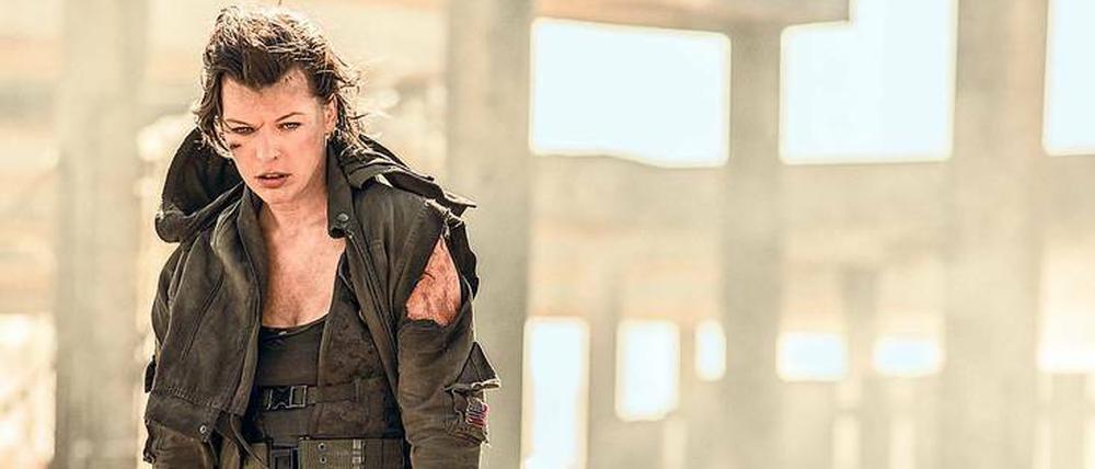 Serientäterin. Milla Jovovich spielt seit 15 Jahren die Zombiebekämpferin Alice.