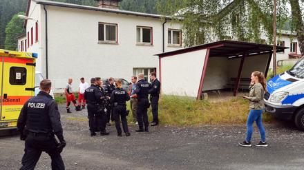 Großrazzia am Freitag in der rechtsextremen Szene, hier im thüringischen Haselbach.