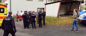 Großrazzia am Freitag in der rechtsextremen Szene, hier im thüringischen Haselbach. 
