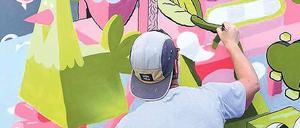 Streetart bei „WE!48“.