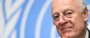 UN-Sondergesandter Steffan de Mistura: „Dass sich die USA und Russland verständigen, ist essenziell dafür, dass es in Syrien irgendwann Frieden gibt.“ 