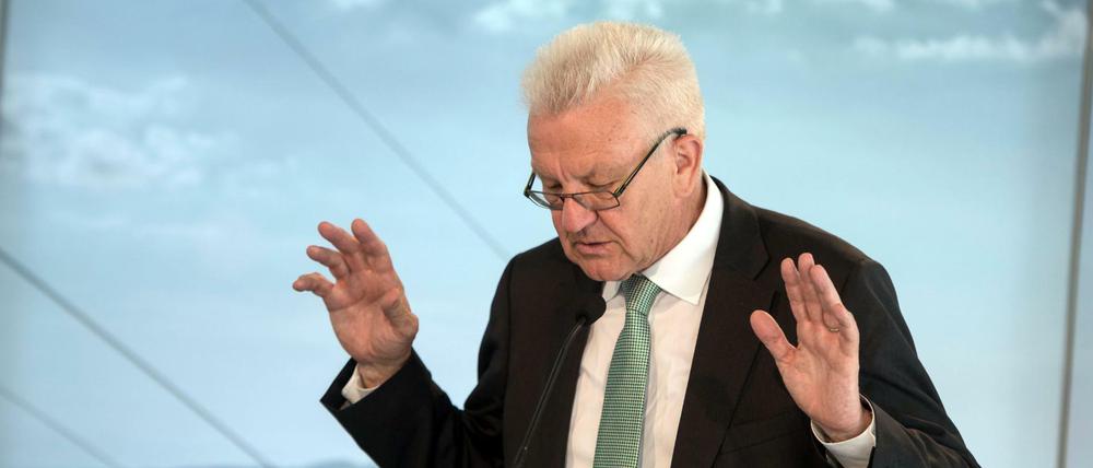 Immer mal umstritten: Der baden-württembergische Ministerpräsident Winfried Kretschmann (Bündnis 90/Die Grünen)