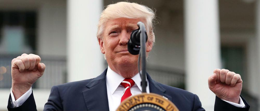 Außenpolitische Schwerpunkte setzt Trump per Twitter.