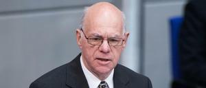 Bundestagspräsident Norbert Lammert (CDU) am Donnerstag im Bundestag bei der Gedenkfeier für Helmut Kohl.
