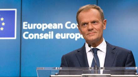 Der Präsident des Europäischen Rates, Donald Tusk