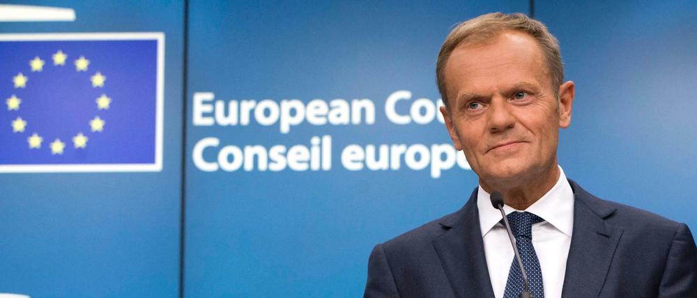Der Präsident des Europäischen Rates, Donald Tusk
