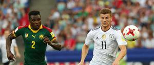 Timo Werner erzielte gegen Kamerun seine ersten beiden Länderspieltore. 