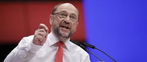 Kämpferisch: SPD-Chef und Kanzlerkandidat Martin Schulz beim Parteitag in Dortmund.
