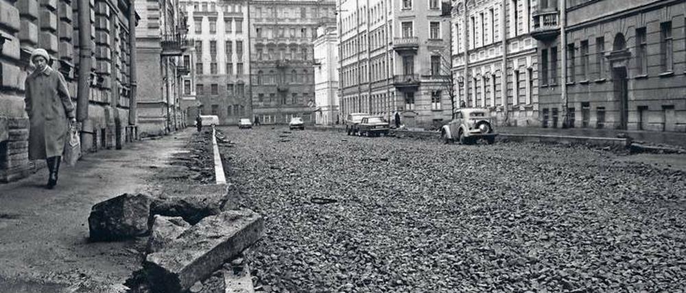 Sozialistische Tristesse. 1989 in Leningrad, heute St. Petersburg.