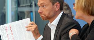 FDP-Chef Christian Lindner und die ehemalige Bundesministerin Sabine Leutheusser-Schnarrenberger 