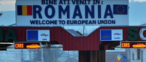 Rumänische Grenzstation.