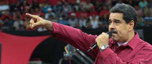 Der venezolanische Präsident Nicolas Maduro in Caracas.
