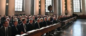 Totenmesse für Helmut Kohl in der Berliner St. Hedwigs-Kathedrale.