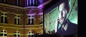 Ein Klassiker: das Open-Air-Kino in der Stadtbibliothek.