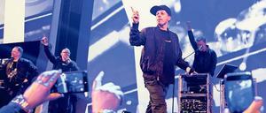 Keine versteckte Werbung. „Die Fantastischen Vier“ als Überraschungsgäste bei der Messe „Online Marketing Rockstars“. Im Print sieht das manchmal anders aus.