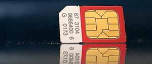 Hohe Nachfrage. In jedem zweiten deutschen Handy steckt eine Prepaid-Karte.
