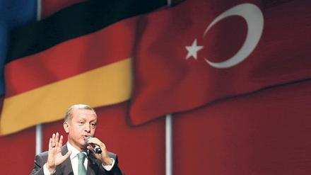 Erdogan wollte am Rande des G-20-Gipfels in Deutschland Landsleuten sprechen.