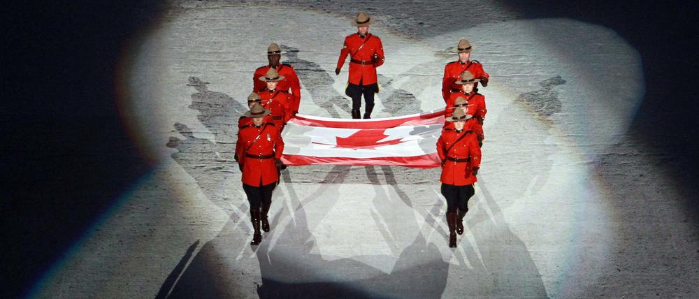 Eröffnungsfeier der Olympischen Spiele in Vancouver im Februar 2010.