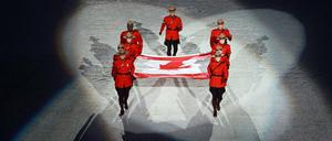 Eröffnungsfeier der Olympischen Spiele in Vancouver im Februar 2010.