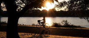 Ist es nicht herrlich? Radfahren macht vor allem auch Spaß. 
