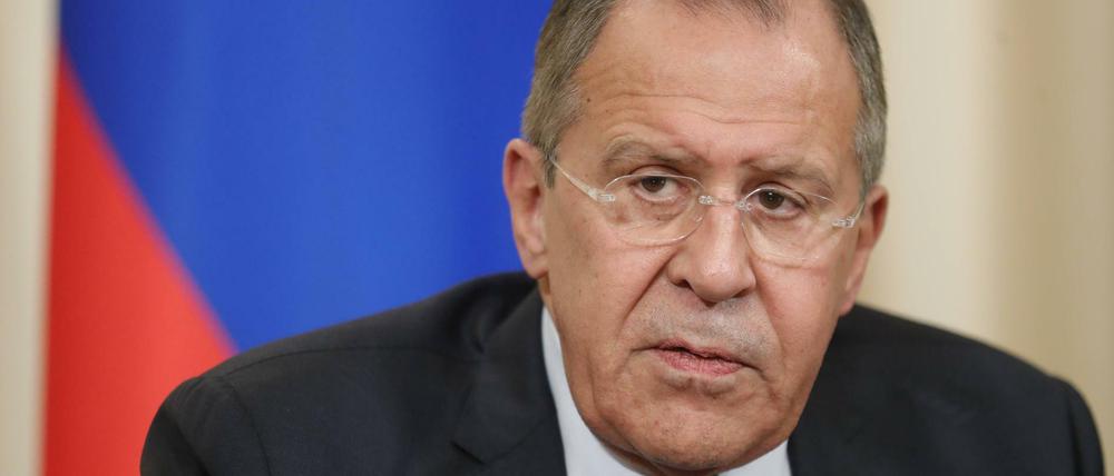 Sergej Lawrow, Außenminister Russlands.