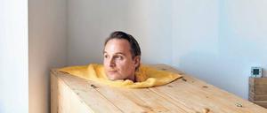 Schwitzen in einer Einmann-Sauna. Auch das gehört zur Ayurveda-Kur.